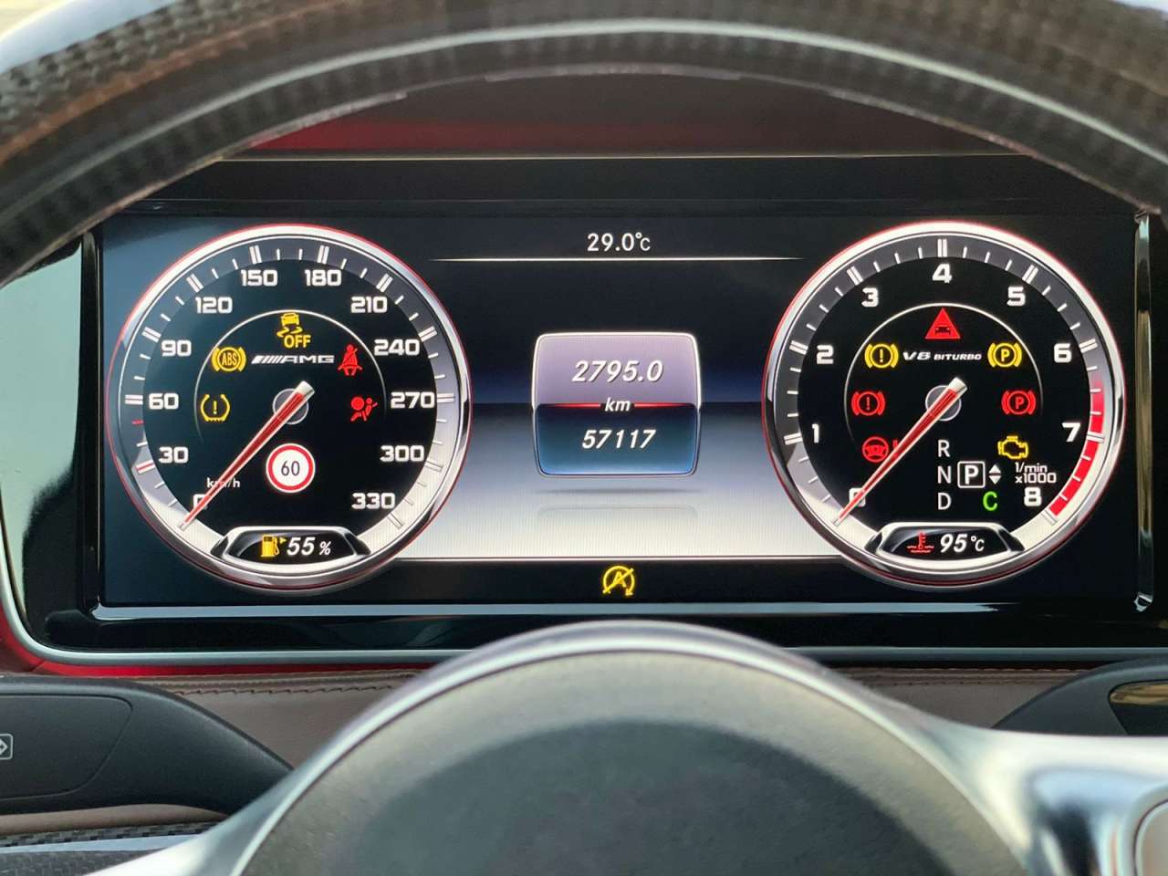 Mercedes S 63 AMG, 2017 il, 5.5 L, 57 000 km