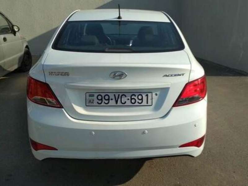 Hyundai Accent, 2015 il, 1.4 L, 125 600 km